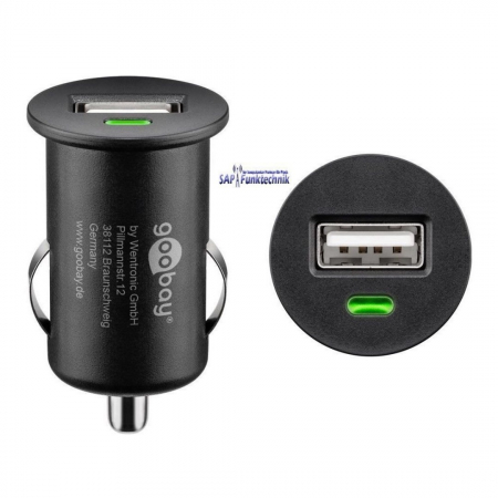 KFZ USB-Ladeadapter 12V, schwarz